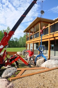 Kenco Rock-lift on landscaping